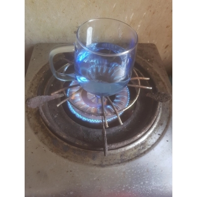 Picture of Borosilicate Glass Tea Cup - 490ml High Temperature Resistant Water Cup (1pc)-Clear