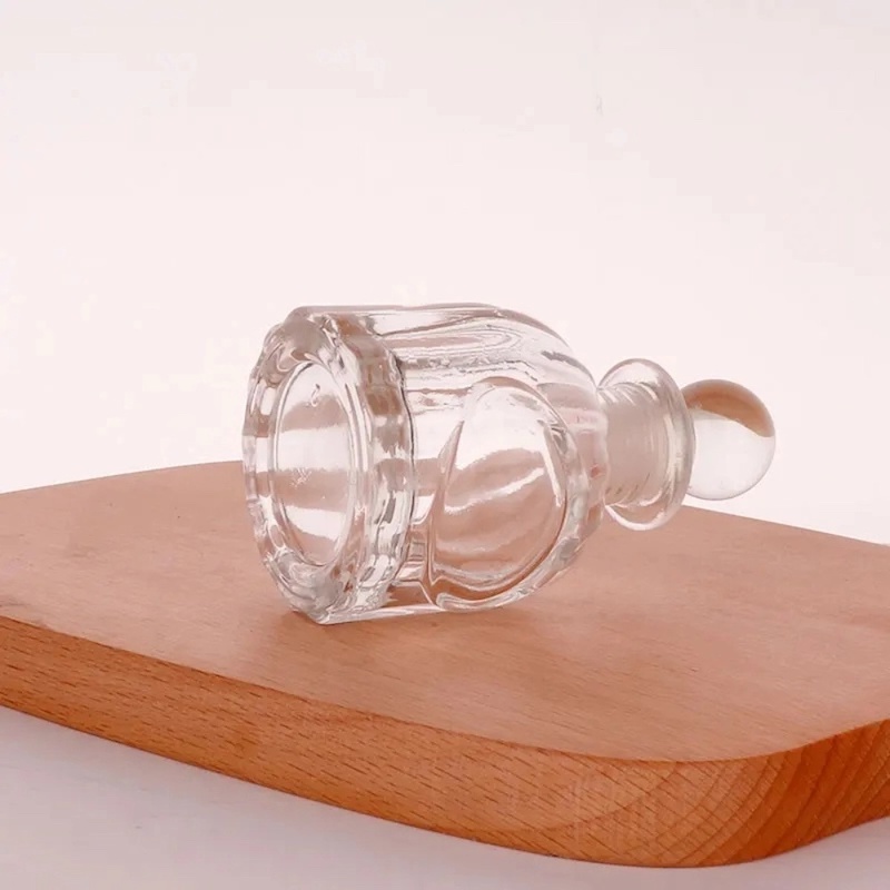 Picture of Mini Storage Home Decor 100ml French Girl Perfume Bottle Sealed Jar-Clear