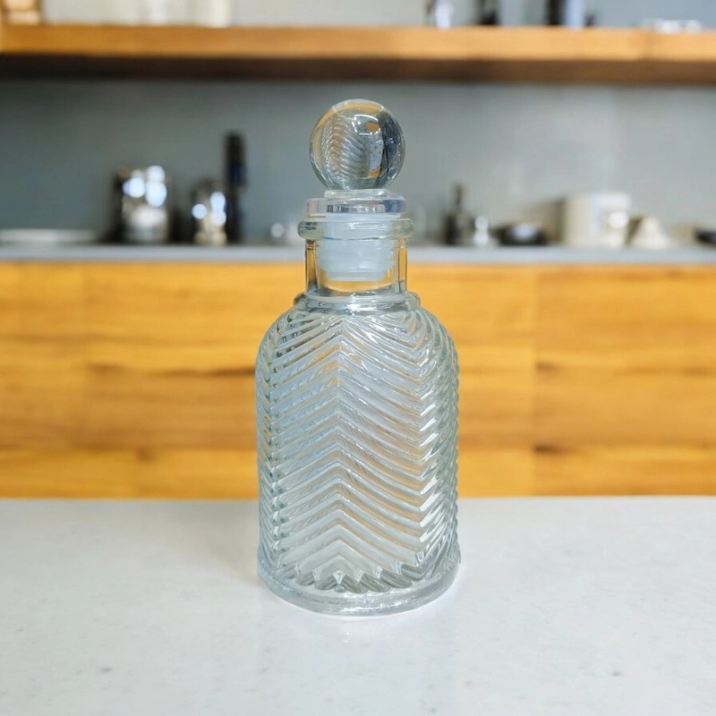 Picture of Mini Storage French Girl 100ml Glass Jar Perfume Bottle Home Decor-Clear