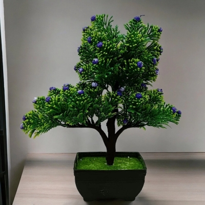 Picture of Bonsai Décor Plants with Artificial Potted Design-Multicolor