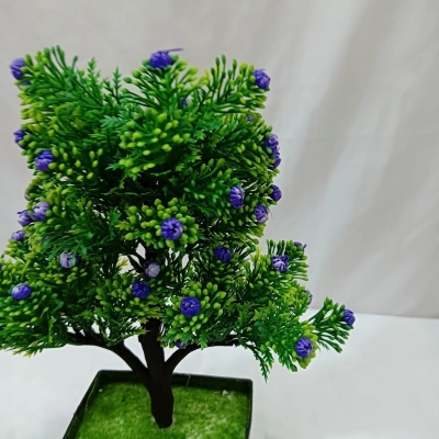 Picture of Bonsai Décor Plants with Artificial Potted Design-Multicolor