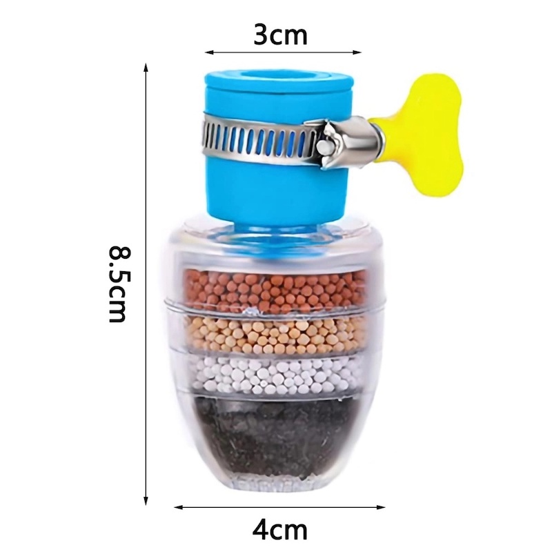 Picture of 6‑Layer Activated Carbon Faucet Filter-Multicolor