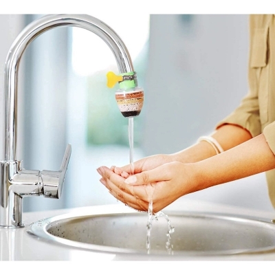 Picture of 6‑Layer Activated Carbon Faucet Filter-Multicolor