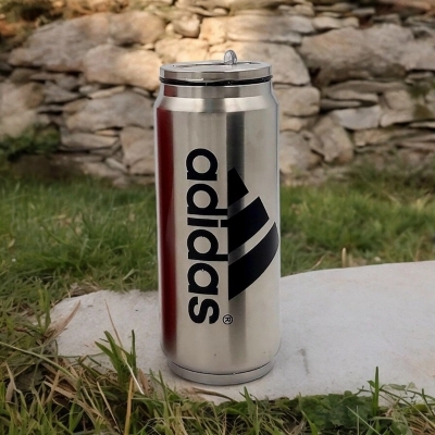 Picture of 1 pcs Silver Color Can style Stainless 500ml Vacuum Water Bottle-Silver