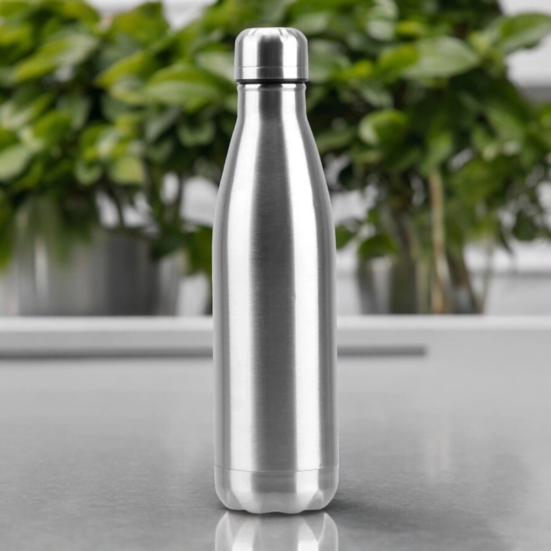Picture of Travel Cups Stainless Steel Water Bottle  750ml for Hydration-Silver