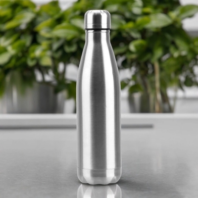 Picture of Travel Cups Stainless Steel Water Bottle  750ml for Hydration-Silver