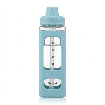 Picture of Creative Square Eco-Friendly Sports Water Bottle, Blue, 700 ml Durable Drinking Bottle-Blue