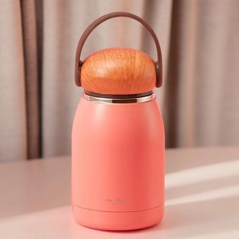 Picture of Mini 300ml Thermal Cup, Vacuum Flask, 304 Stainless Steel Insulated Coffee Mug-Pink