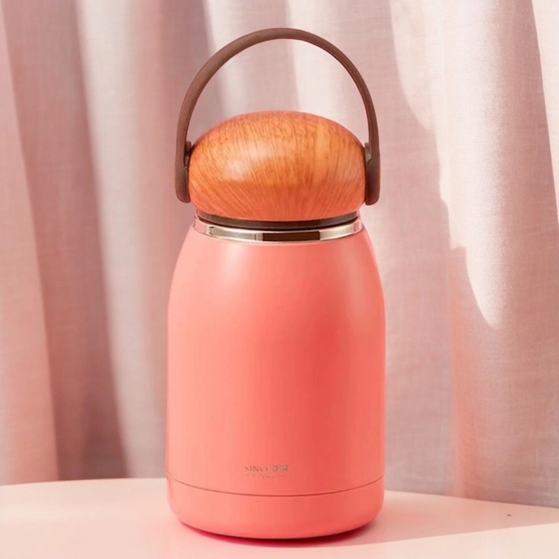 Picture of Mini 300ml Thermal Cup, Vacuum Flask, 304 Stainless Steel Insulated Coffee Mug-Pink