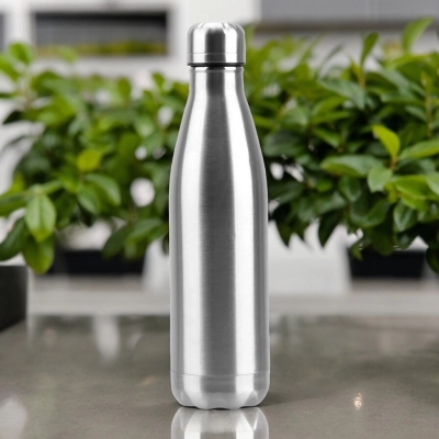 Picture of Stainless Steel Sport Travel Water Bottle  750ml Capacity-Silver