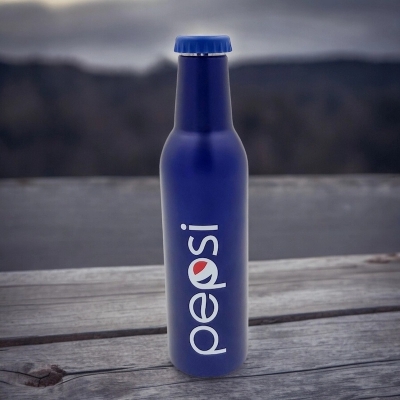 Picture of 1 pcs Pepsi Stainless Steel 500ml Vacuum Water Bottle, Hot and Cool-Blue