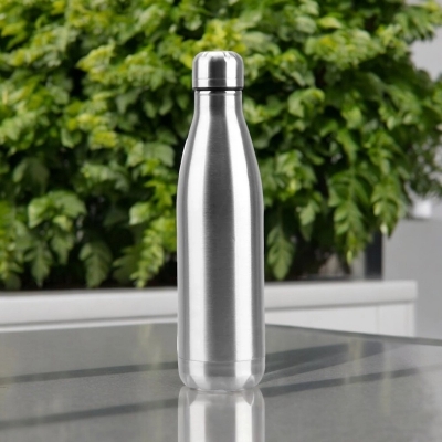 Picture of Travel Cups Stainless Steel Water Bottle  500ml for Hydration-Silver