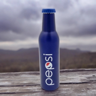 Picture of Pepsi Vacuum Water Bottle, 1 pcs Stainless Steel 500ml, Hot and Cool-Blue