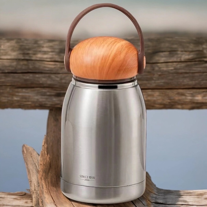 Picture of Mini 300ml Thermal Cup, Vacuum Flask, 304 Stainless Steel Insulated Coffee Mug-Silver