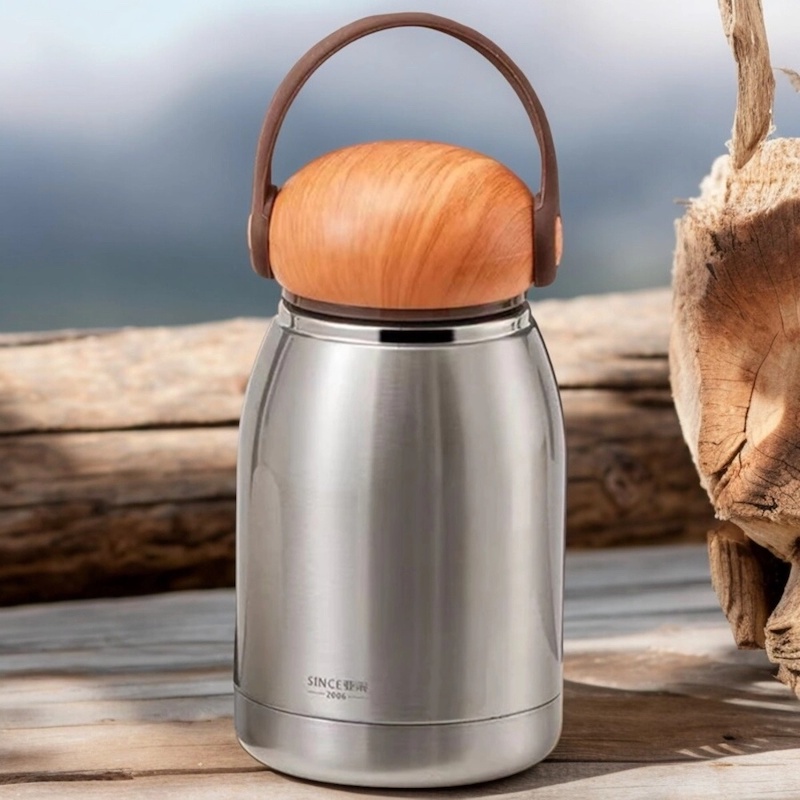 Picture of Mini 300ml Thermal Cup, Vacuum Flask, 304 Stainless Steel Insulated Coffee Mug-Silver