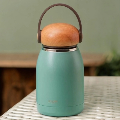 Picture of Mini 300ml Thermal Cup, Vacuum Flask, 304 Stainless Steel Insulated Coffee Mug-Green