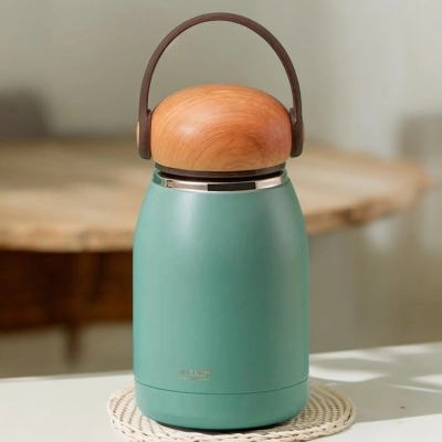 Picture of Mini 300ml Thermal Cup, Vacuum Flask, 304 Stainless Steel Insulated Coffee Mug-Green