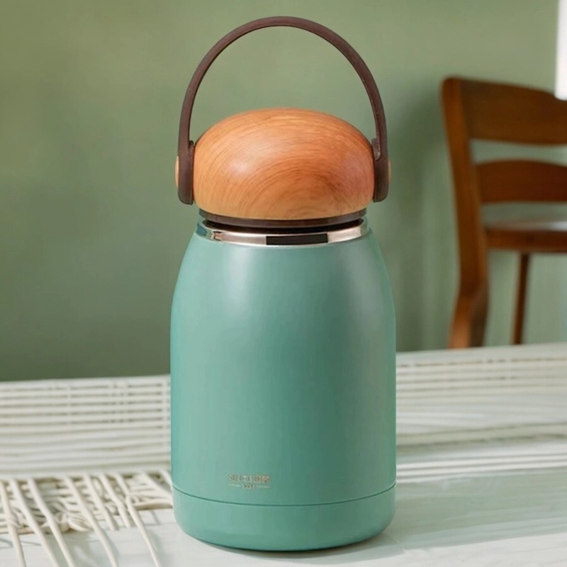 Picture of Mini 300ml Thermal Cup, Vacuum Flask, 304 Stainless Steel Insulated Coffee Mug-Green