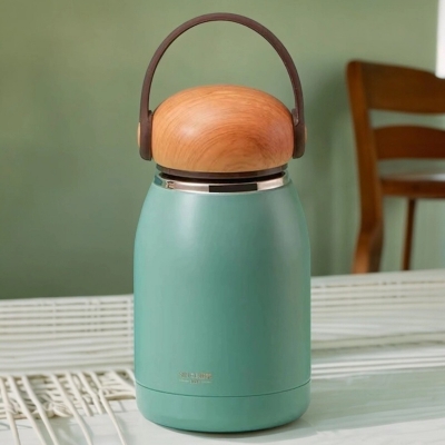 Picture of Mini 300ml Thermal Cup, Vacuum Flask, 304 Stainless Steel Insulated Coffee Mug-Green