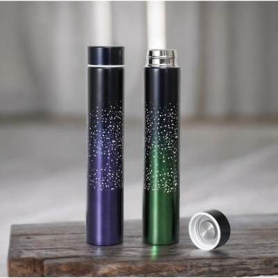 Picture of Hot and Cold Slim Steel Thermos Flask, 380ML Tea/Coffee Bottle, Home, Office Use-Multicolor