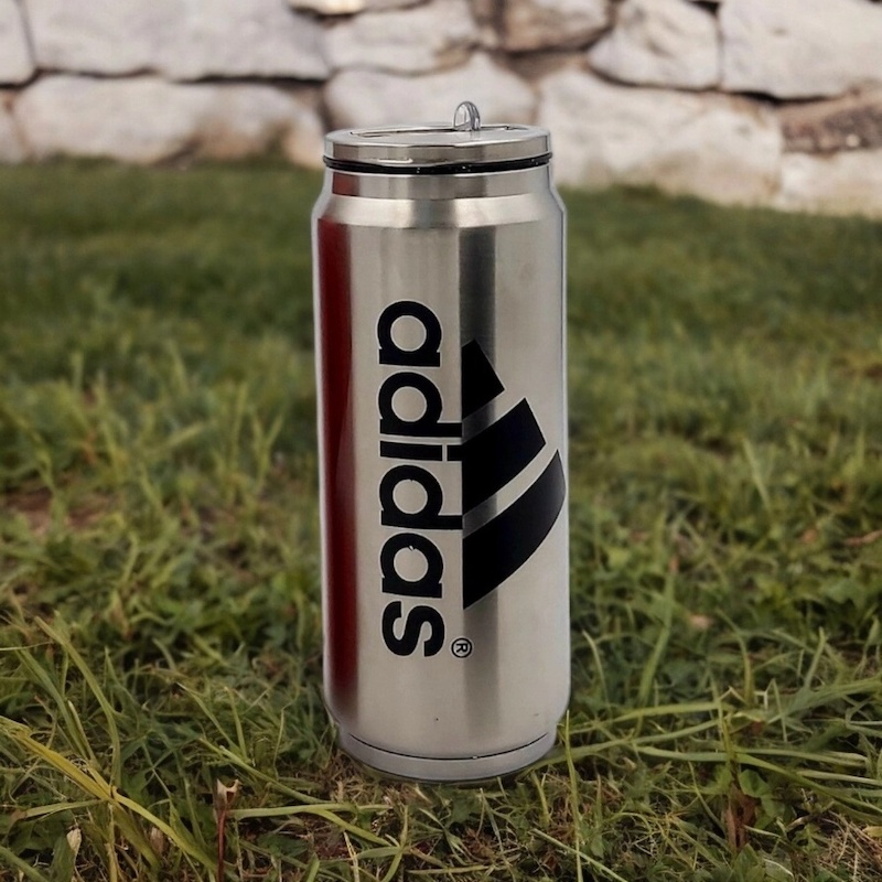 Picture of Can style Stainless 500ml Water Bottle, Vacuum Bottle, Silver Color, 1 pcs-Silver