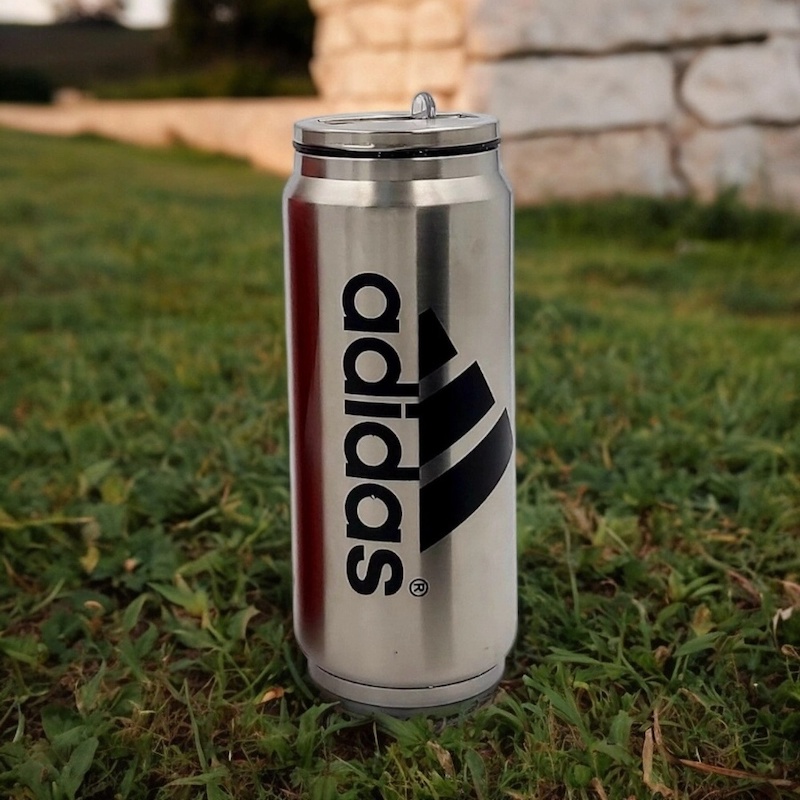 Picture of Can style Stainless 500ml Water Bottle, Vacuum Bottle, Silver Color, 1 pcs-Silver