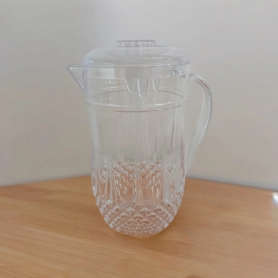 Picture of Clear 2L Classic Water Jug - Anarkoli Plastic, Transparent Exclusive Crystal Design-Clear