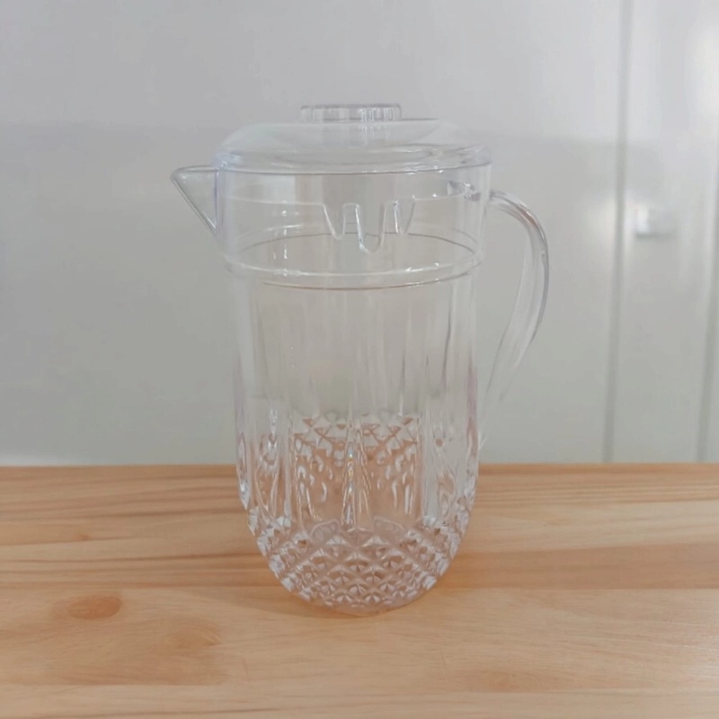 Picture of Clear 2L Classic Water Jug - Anarkoli Plastic, Transparent Exclusive Crystal Design-Clear