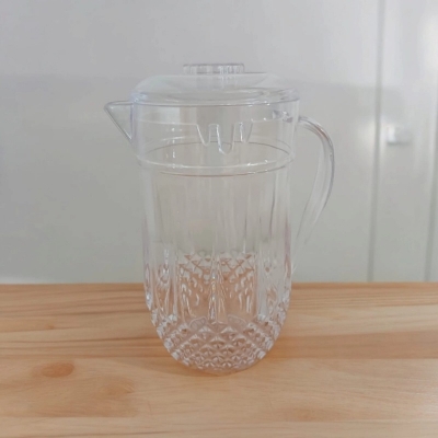Picture of Clear 2L Classic Water Jug - Anarkoli Plastic, Transparent Exclusive Crystal Design-Clear