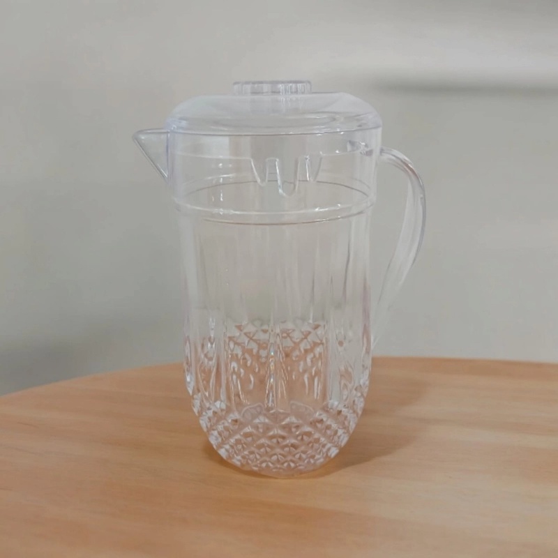 Picture of Clear 2L Classic Water Jug - Anarkoli Plastic, Transparent Exclusive Crystal Design-Clear
