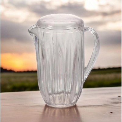 Picture of 2L Transparent Classic Jug - Zam Zam Plastic Crystal, 1 Piece-Clear