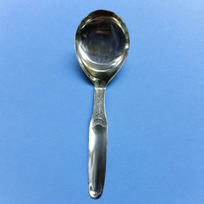 Picture of 22cm Stainless Steel Paddle Spoon, Kitchen Cutlery Tool, 1 pcs, Silver-Silver