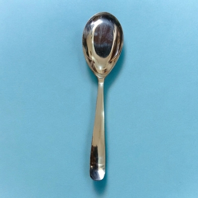 Picture of Lionel-1 pcs set Sup Spoon Lionel Thai Chinese Stainless Steel Soup Spoons silver color 15 cm Long-Silver