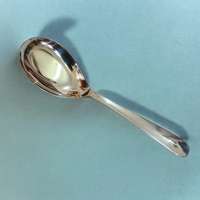 Picture of Lionel-1 pcs set Sup Spoon Lionel Thai Chinese Stainless Steel Soup Spoons silver color 15 cm Long-Silver