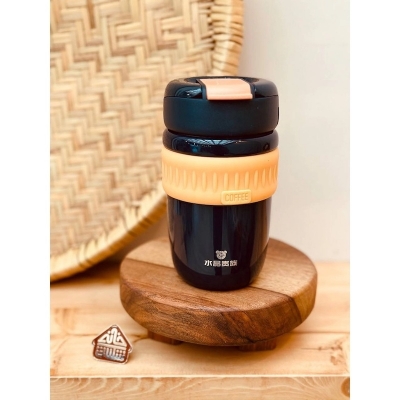 Picture of Mini Coffee Mug Sealed Leak Proof Children Kids School Drinking Cup Portable Home Office Girls Coffee Milk Tea Thermos Cup-Multicolor
