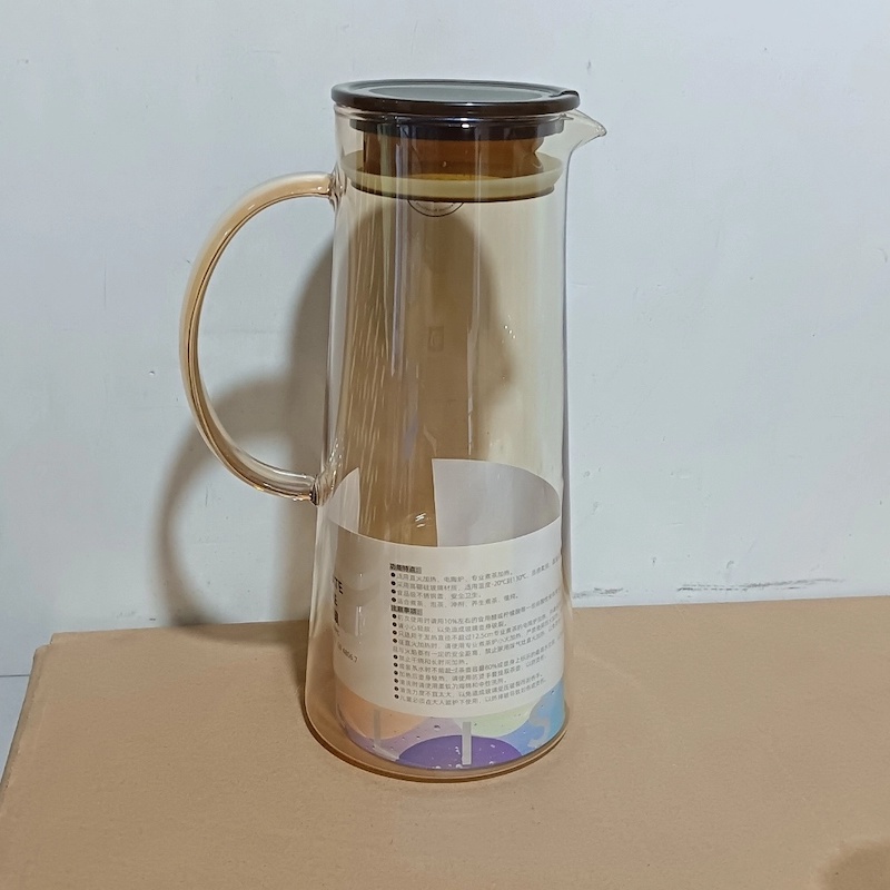 Picture of 1 PCS HEAT-RESISTANT GLASS JUG, GPH27HA, 1440ML-Gold