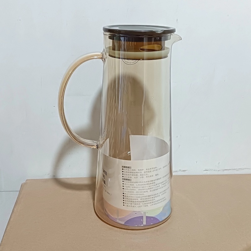 Picture of 1 PCS HEAT-RESISTANT GLASS JUG, GPH27HA, 1440ML-Gold