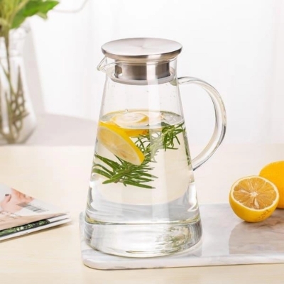 Picture of 1 pcs GPH28 ,1 PCS HEAT-RESISTANT GLASS JUG, GPH28HA, 1800 ML-Clear