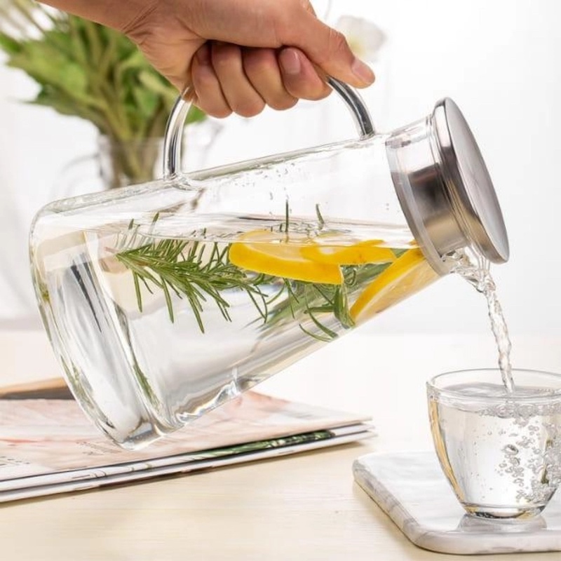 Picture of 1 pcs GPH28 ,1 PCS HEAT-RESISTANT GLASS JUG, GPH28HA, 1800 ML-Clear