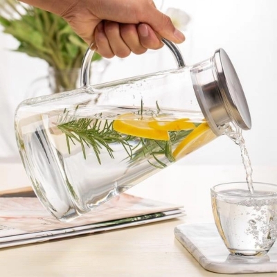 Picture of 1 pcs GPH28 ,1 PCS HEAT-RESISTANT GLASS JUG, GPH28HA, 1800 ML-Clear