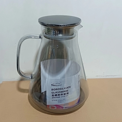 Picture of 1 PCS HEAT RESISTANT GLASS JUG, GPH27HA, 1440ML-Black