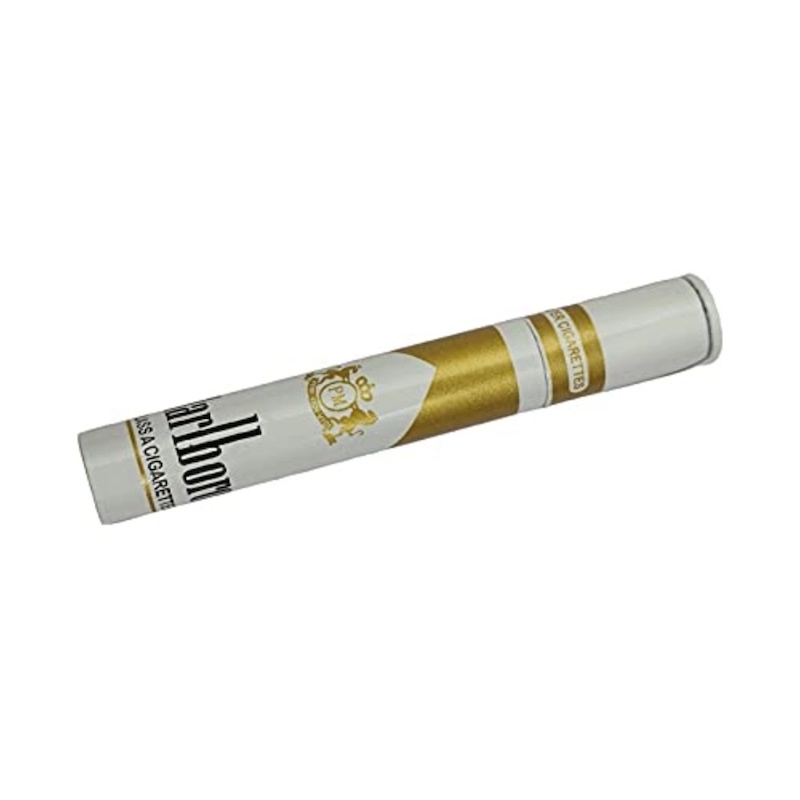 Picture of 1 pcs Aluminium Flashlights Reusable Windproof Trench-Cigarette-Lighter (Marlboro Lighter)-White