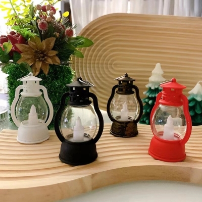 Picture of 1 pcs mini size LED Retro Portable Candle Lantern -Multicolor