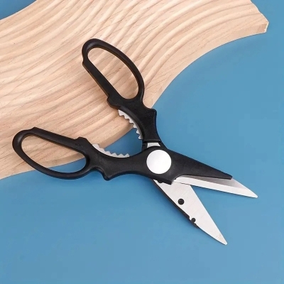 Picture of Multi-Functional Stainless Steel Kitchen Scissors - Heavy-Duty Household Food Scissors for Cutting Chicken Bones, Fish, Barbecue - Suitable for Ages 14+-Multicolor