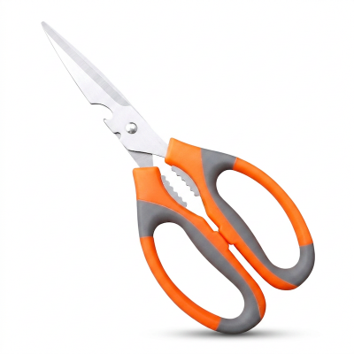 Picture of Multifunctional Scissors, Stainless Steel Kitchen Tools, Cut Barbecue Bottle Opener To Open Walnuts-Multicolor