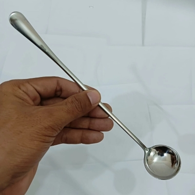 Picture of Lionel Long handle 3pcs pickling spoon stainless steel silver colour mirror polish spoon best for cutlery 23 cm long pickling spoon-Multicolor