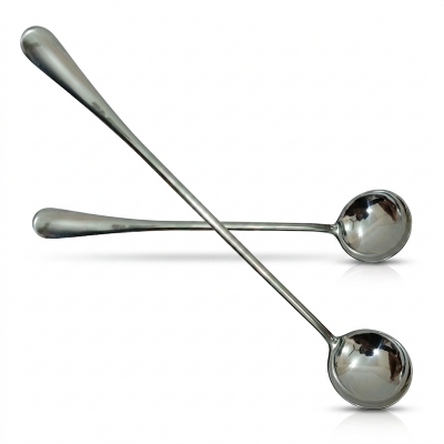 Picture of Lionel Long handle 1pcs pickling spoon stainless steel silver colour mirror polish spoon best for cutlery 23 cm long pickling spoon-Multicolor