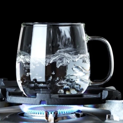 Picture of Heat Resistant Glass Cup – 490ml-Clear