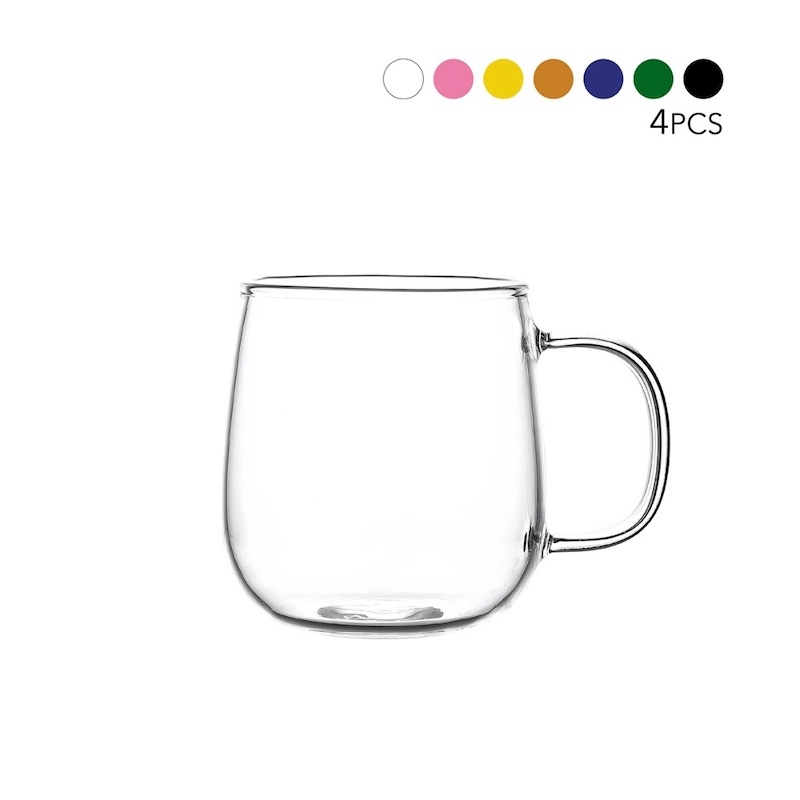 Picture of Heat Resistant Glass Cup – 490ml-Clear