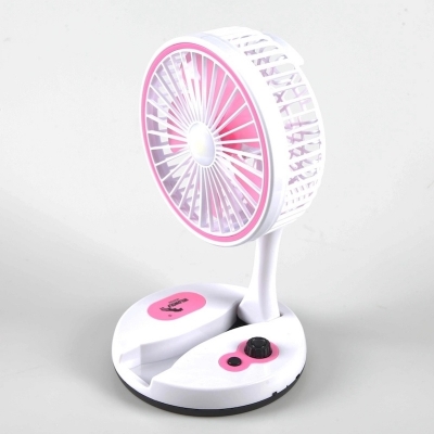 Picture of Yichen Multifunctional Folding Rechargeable Fan with LED Lighting China Rechargeable Folding Fan and Folding Fan with LED Light price